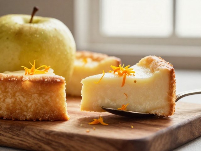 Sernik de Pommes et Fromage Doux, Inspiration d'Europe de l'Est