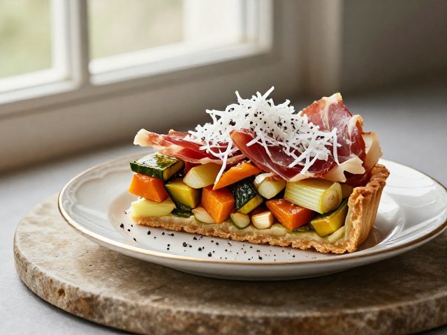 Tarte aux Légumes et Pommes