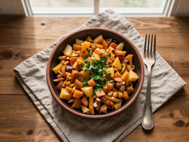Galette Scandinave aux Légumes Racines et Pomme de Terre