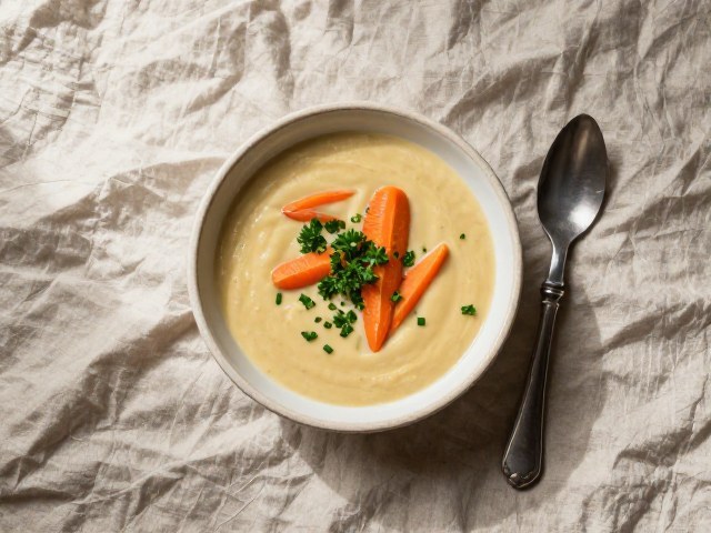 Soupe Réconfortante de Potimarron et Carottes