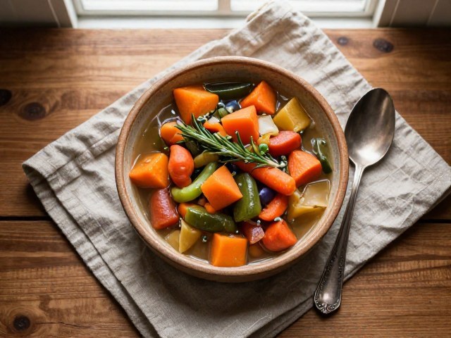 Mijoté Végétal Express de Courge et Carottes
