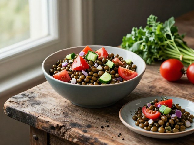 Salade de Lentilles et Tomates
