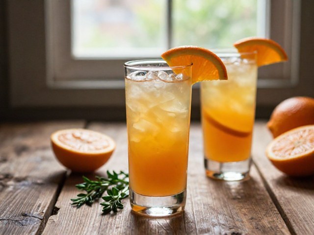 Boisson Festive aux Agrumes et Épices Douces
