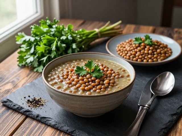 Soupe Protéinée Revisité façon Libanaise aux Lentilles et Légumes