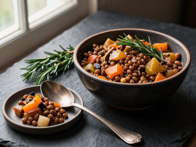 Mijoté Végétal Réconfort aux Légumes Racines et Lentilles