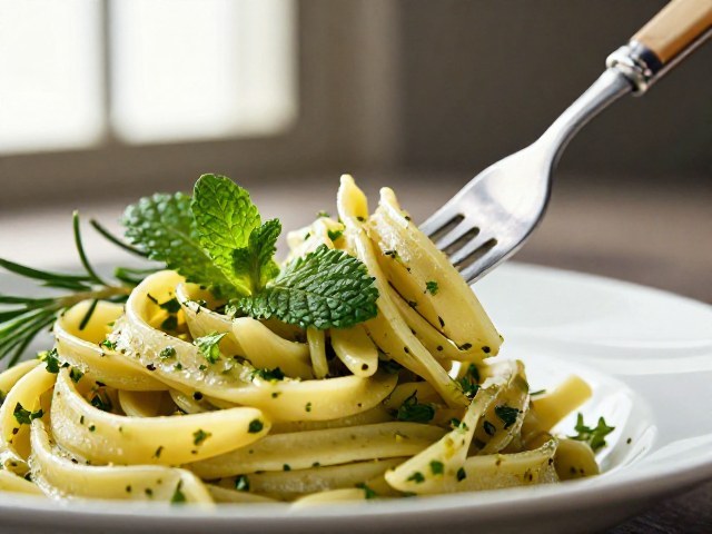 Pâtes Fraîcheur au Citron, Ricotta et Menthe