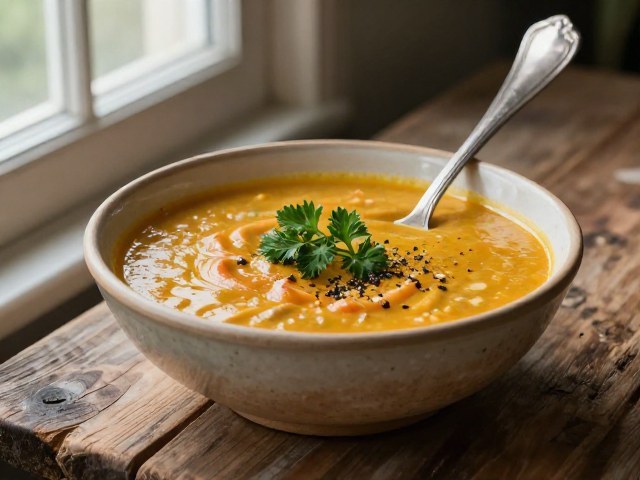 Gaspacho aux Légumes Racines et Menthe Libanaise