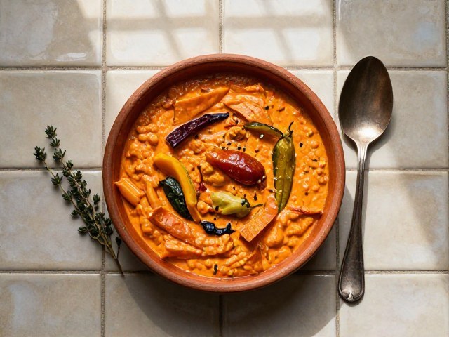 Sauce Crémeuse aux Légumes et Épices Douces
