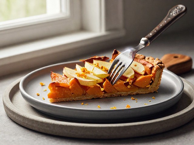 Tarte Rustique aux Patates Douces et Poires