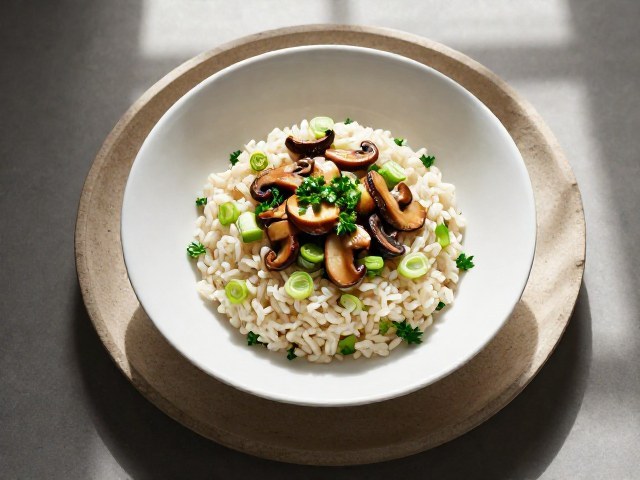 Petites Coupes de Champignons et Poireaux