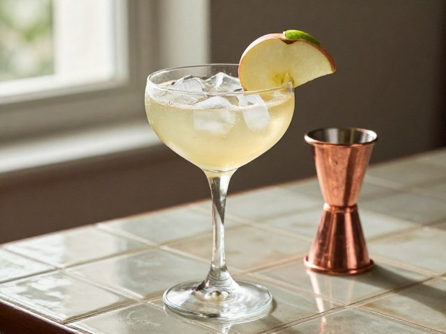 Boisson Pétillante aux Pommes et au Gingembre